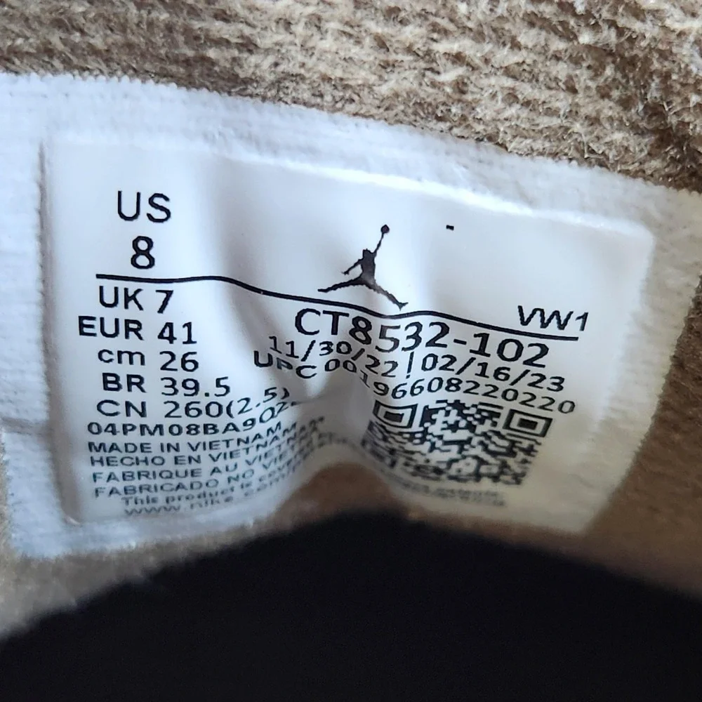 Jordan Air Jordan‎ 3 Retro Palomino Shoes Mens 8 Brown Suede Sneakers CT8532-102